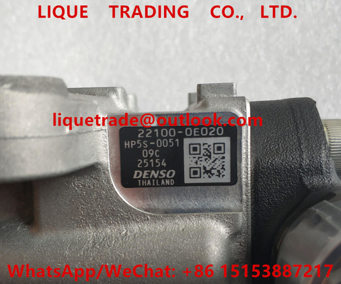 مضخة وقود السكك الحديدية المشتركة DENSO HP5S 299000-0050 ، 299000-0051 ، 22100-0E020 لتويوتا 2DG-FTV 2.4L المزود